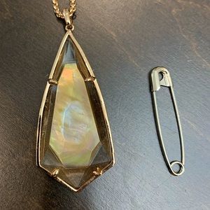 Kendra Scott - rose gold with beautiful stone necklace